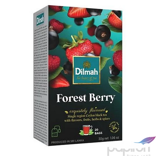 Fekete tea 20x1,5g DILMAH erdei gyümölcs
