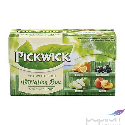 Fekete tea 20x1,5g PICKWICK Variációk Zöld narancs feketeribizli alma őszibarack