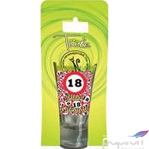 Üveg felespohár  Boldog szülin 75ml, 20-as