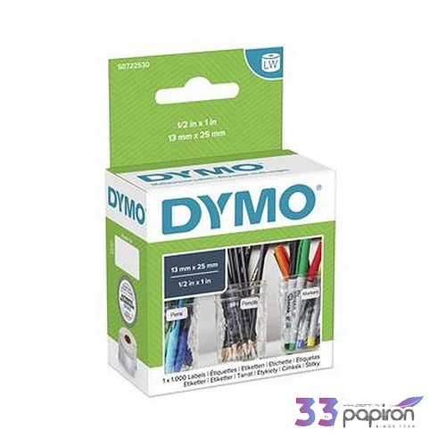 Feliratozó szalag Dymo 13x25mm DYMO 11353/S0722530 Etikettnyomtatókhoz etikettek