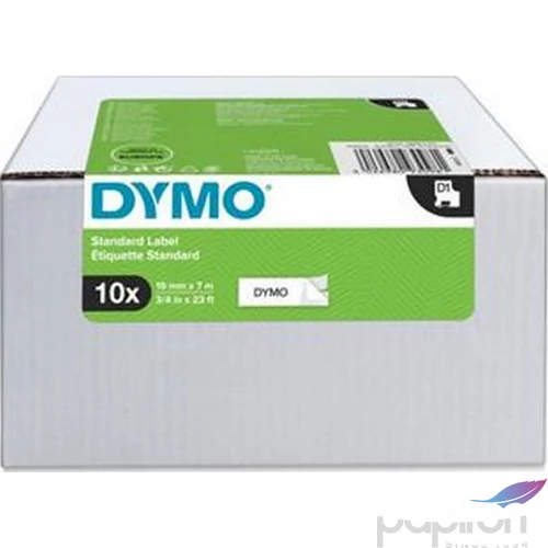 Feliratozógép szalag készlet 19mmx7m, DYMO fehér-fekete GD2093098