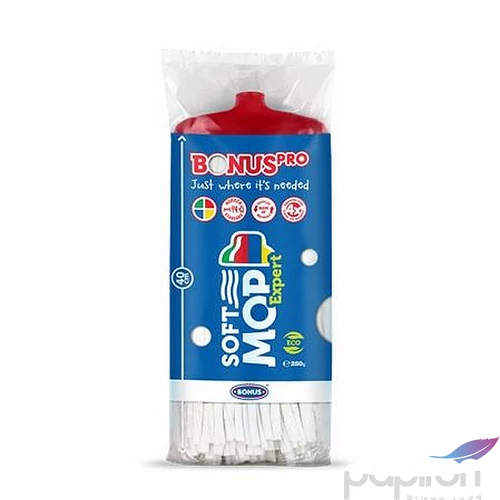 Felmosófej ipari BONUS SoftMOP piros