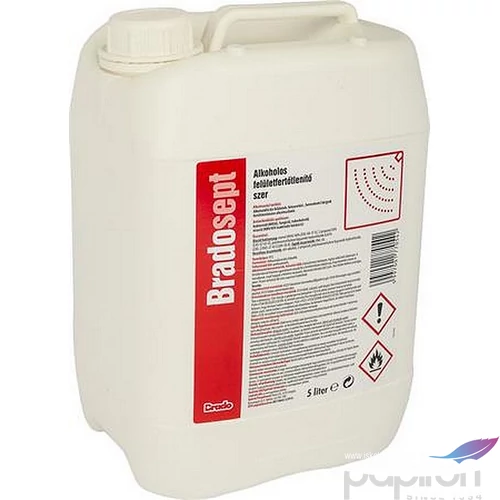 Felület fertőtlenítőszer alkoholos 5 l BRADOSEPT