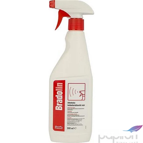 Felület fertőtlenítőszer szórófejes alkoholos 0,5 l BRADOLIN