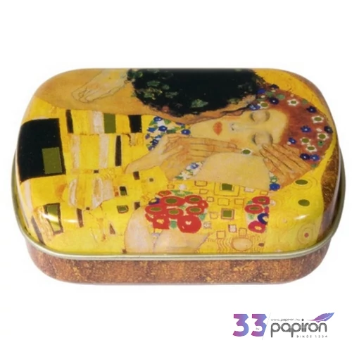 Fémdoboz 6,3x1,8x5,2cm Klimt: The Kiss