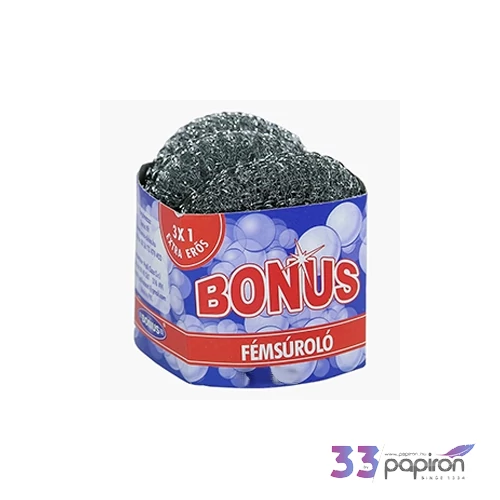 Fém súroló dörzsi Bonus B071 1csom/3db