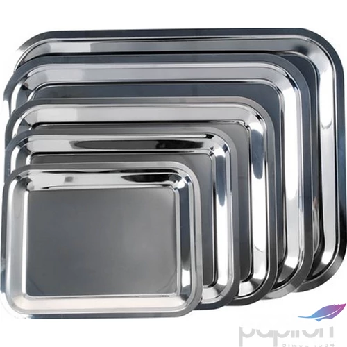 Fémtálca krómozott 40x32.5cm 1DB KHKE028