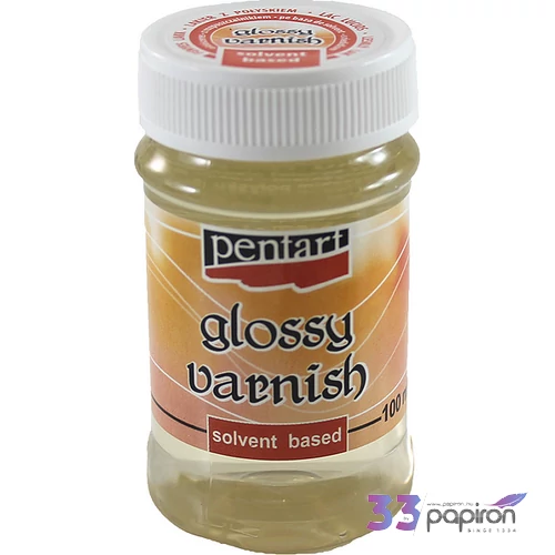 Fényes lakk oldószeres 100ml Pentart
