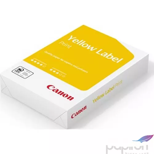 Fénymásolópapír 1 A4 Canon Yellow Label Print 80g 500ív/csom