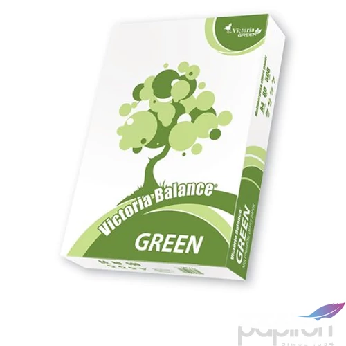 Fénymásolópapír A4 Green Öko Victoria Balance Green újrahasznos 80gr 500ív/csomag