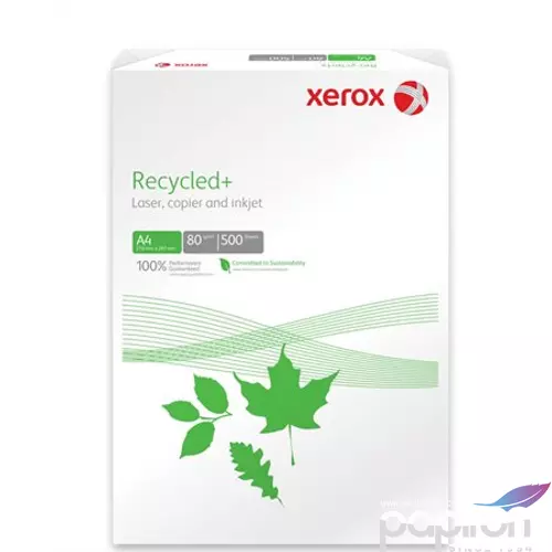 Fénymásolópapír A4 xerox Recycled Plus 80gr 500lap/csom