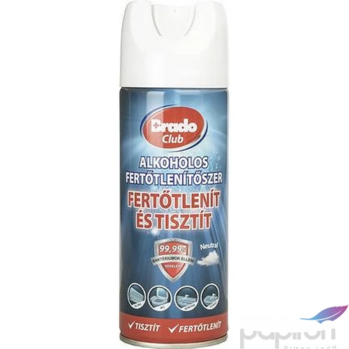 Fertőtlenítő spray 400ml BRADOCLUB neutral 