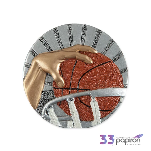 Plakett műgyantából FG323D 7cm-es korong