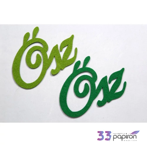 Filc felirat Ősz kb. 14cm 2db/cs, vegyes