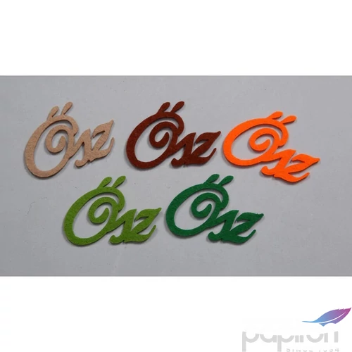 Filc felirat Ősz kb. 6,5cm 5db/cs, vegyes 