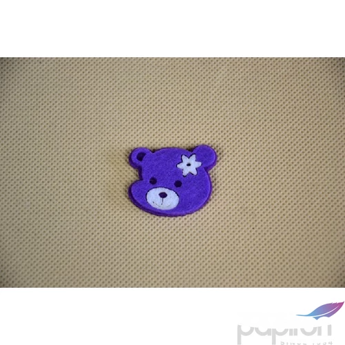 Filcfigura maci lila 3cm,5db/csomag