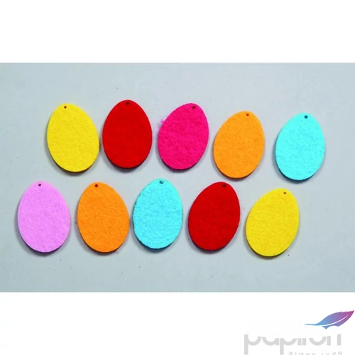 Filcfigura - mini tojás kb. 3,5cm- 10db csomag 