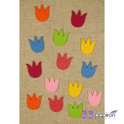 Filcfigura - Tulipánfej mini (14db/cs)