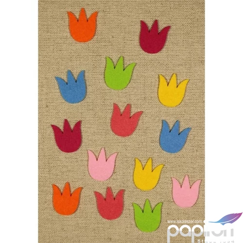 Filcfigura - Tulipánfej mini (14db/cs)