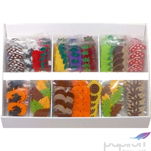 Filcfigura - vegyes csomag ősz-halloween 100 csomag
