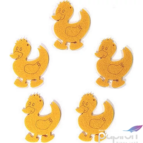 Filcfigura - kacsa kb. 6cm- 5db csomag 