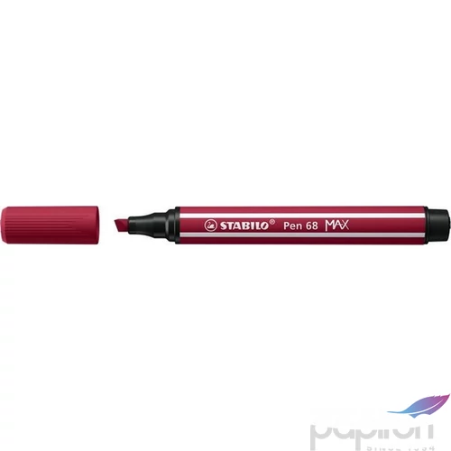 Filctoll 1-5mm Stabilo vágott hegy, Pen 68 MAX, bordó TST76819