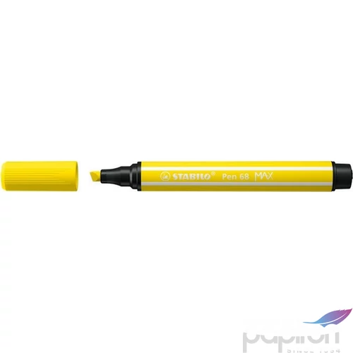 Filctoll 1-5mm Stabilo vágott hegy, Pen 68 MAX, citromsárga TST76824