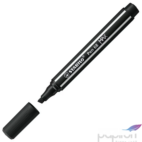 Filctoll 1-5mm Stabilo vágott hegy, Pen 68 MAX, fekete TST76846