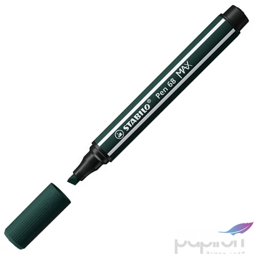 Filctoll 1-5mm Stabilo vágott hegy, Pen 68 MAX, földzöld TST76863