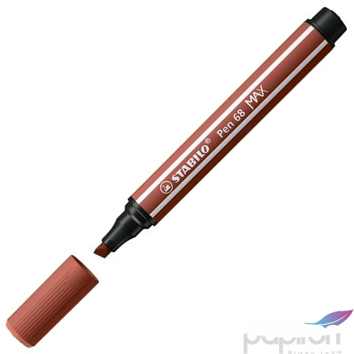Filctoll 1-5mm Stabilo vágott hegy, Pen 68 MAX, vörösbarna TST76875