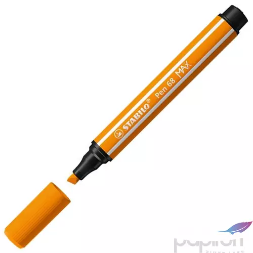 Filctoll 1-5mm Stabilo vágott hegy,Pen 68 MAX, narancssárga