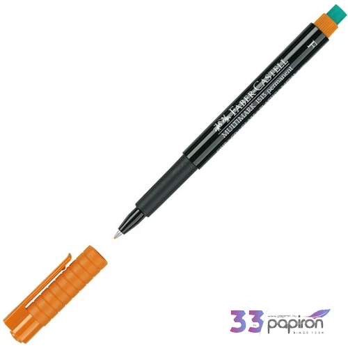 Faber-Castell alkoholos filc 1513 F fóliaíró filc, 0,6mm narancs 151315
