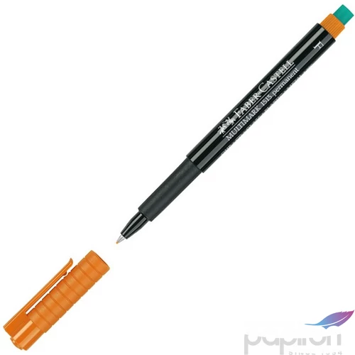 Faber-Castell alkoholos filc 1513 F fóliaíró filc, 0,6mm narancs 151315
