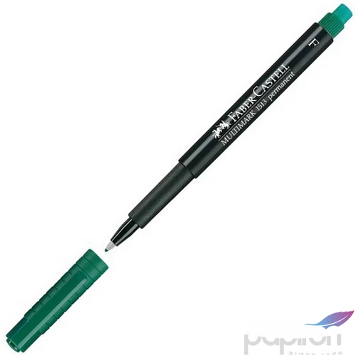 Faber-Castell alkoholos filc 1513 F fóliaíró filc, 0,6mm zöld 151363