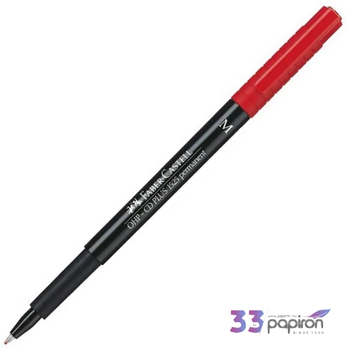 Faber-Castell alkoholos filc 1525 M fóliaíró filc, alkoholos piros 152521