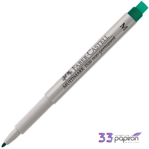 Faber-Castell filctoll, marker 1526 M fóliaíró filc zöld 1mm rostiron 152663