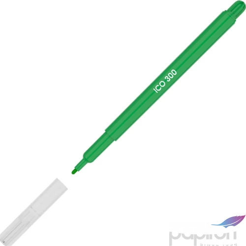 Filctoll ICO 300 zöld 1mm vízbázisú filctoll marker, filctoll gyerekeknek