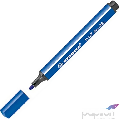 Filctoll kék Stabilo Trio Scribbi 1,5-2mm-es rugós hegyű Írószerek STABILO 368/932