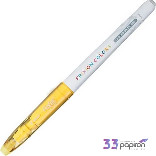 Filctoll Pilot Frixion Colors radírozható, 0,39-0,7mm citromsárga