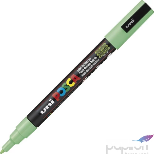 Decormarker UNI-BALL Posca 0,9-1,3mm vízbázisu zöld Írószerek UNI-BALL PC-3M GREEN