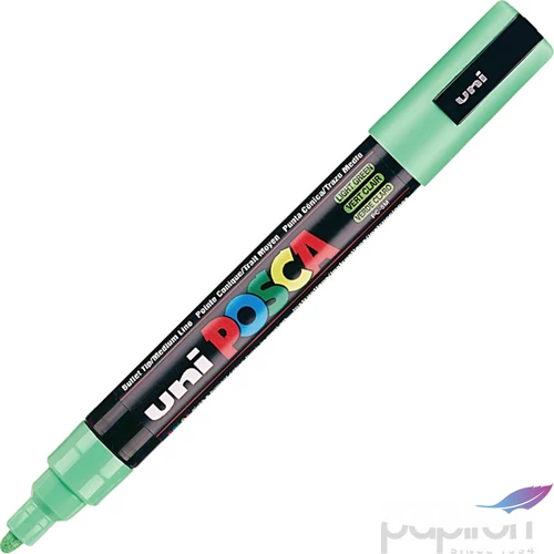 Decormarker UNI-BALL Posca 1, 8-2,5mm vízbázisu akril marker v.zöld Írószerek UNI Posca  PC-5M L.GREEN