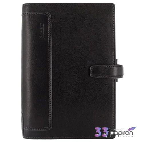 Filofax gyűrűs kalendárium Holborn personal méret fekete kalendárium naptár filofax