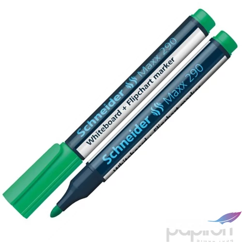 Táblamarker Schneider Maxx 290' 2-3mm kerek hegyű zöld Írószerek SCHNEIDER 129004