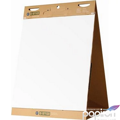 Flipchart papír Bi-Office öntapadó 58,5x50cm, 20lap 80g-os sima Prezentáció BI-OFFICE FL1420403