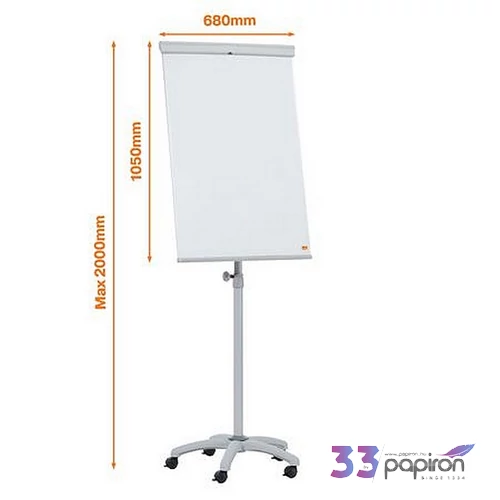 Flipchart tábla mobil mágneses felület NOBO Essentials fehér