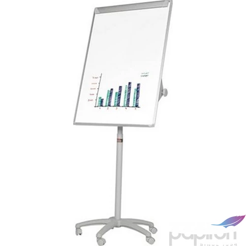 Flipchart fehértábla Victoria 70x100 mágneses felületű, mobil kerekes Prezentáció VICTORIA EA4806175
