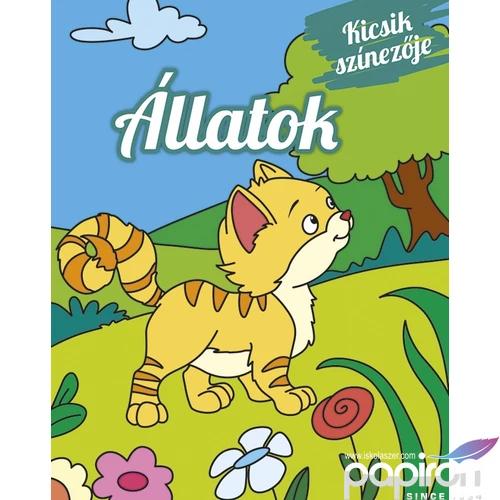 Foglalkoztató füzet kifestő Kicsik színezője - Állatok Napraforgó könyvek