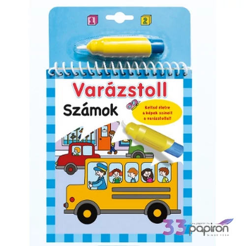 Foglalkoztató füzet Varázstoll-Számok Napraforgó könyvek
