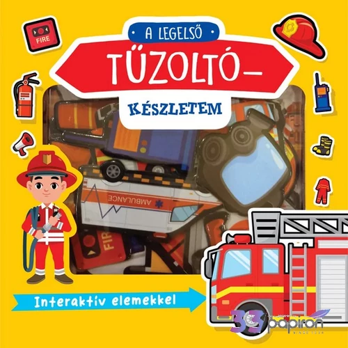 Foglalkoztató könyv A legelső tűzoltókészletem Napraforgó könyvek
