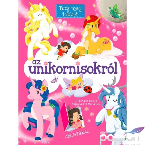 Foglalkoztató könyv unikornis Tudj meg többet az unikornisokról Napraforgó könyvek
